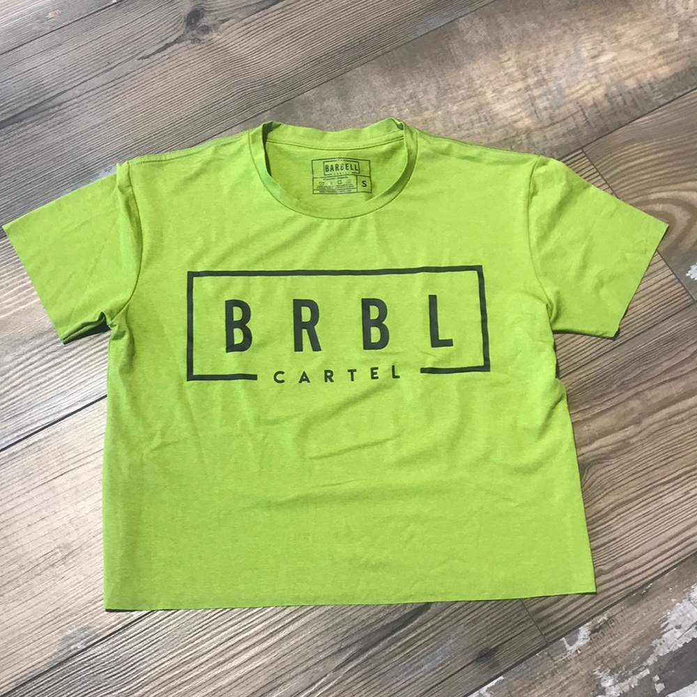 NWOT Barbell Cartel Crop Top Tshirt